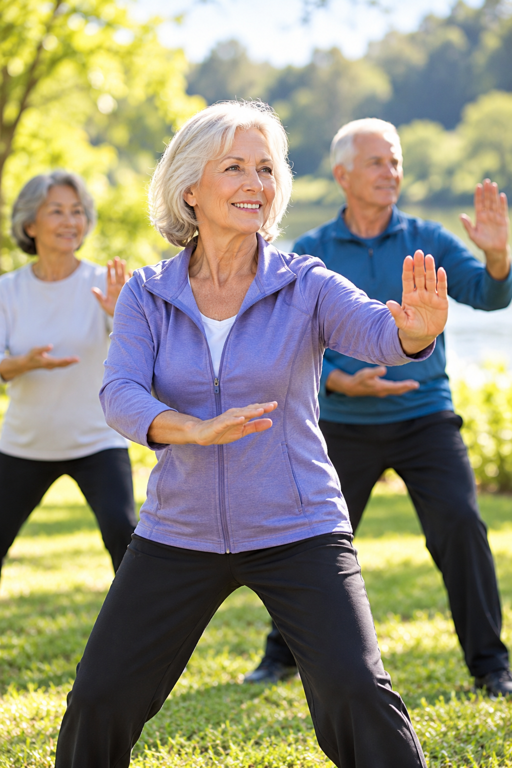 Three Types of Exercise to Include in Your Routine Sunlit Tai Chi in the Park