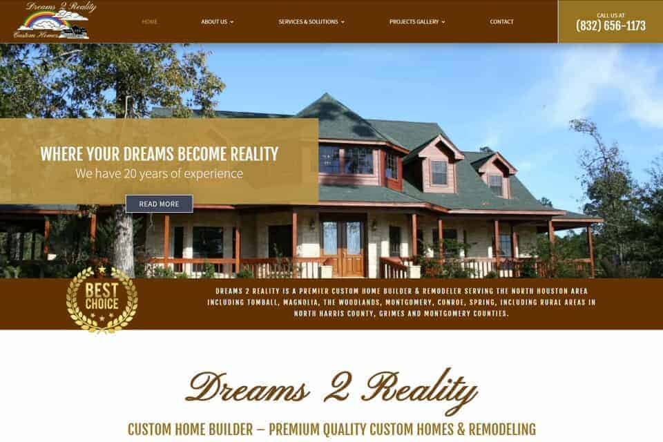Dreams 2 Reality Custom Homes & Remodeling by Village Physicians